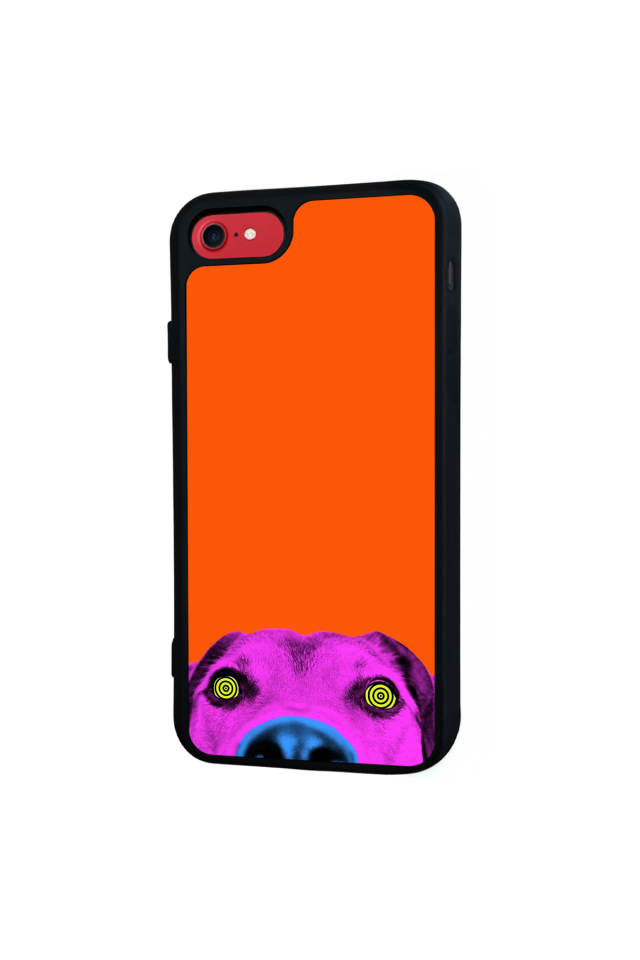 iPhone SE Uyumlu Kirmizi Tasarımlı Glossy Premium Kılıf