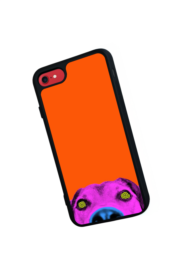 iPhone SE Uyumlu Kirmizi Tasarımlı Glossy Premium Kılıf