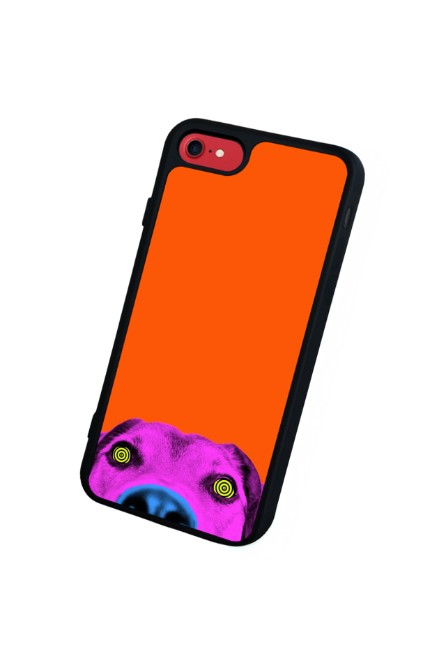 iPhone SE Uyumlu Kirmizi Tasarımlı Glossy Premium Kılıf