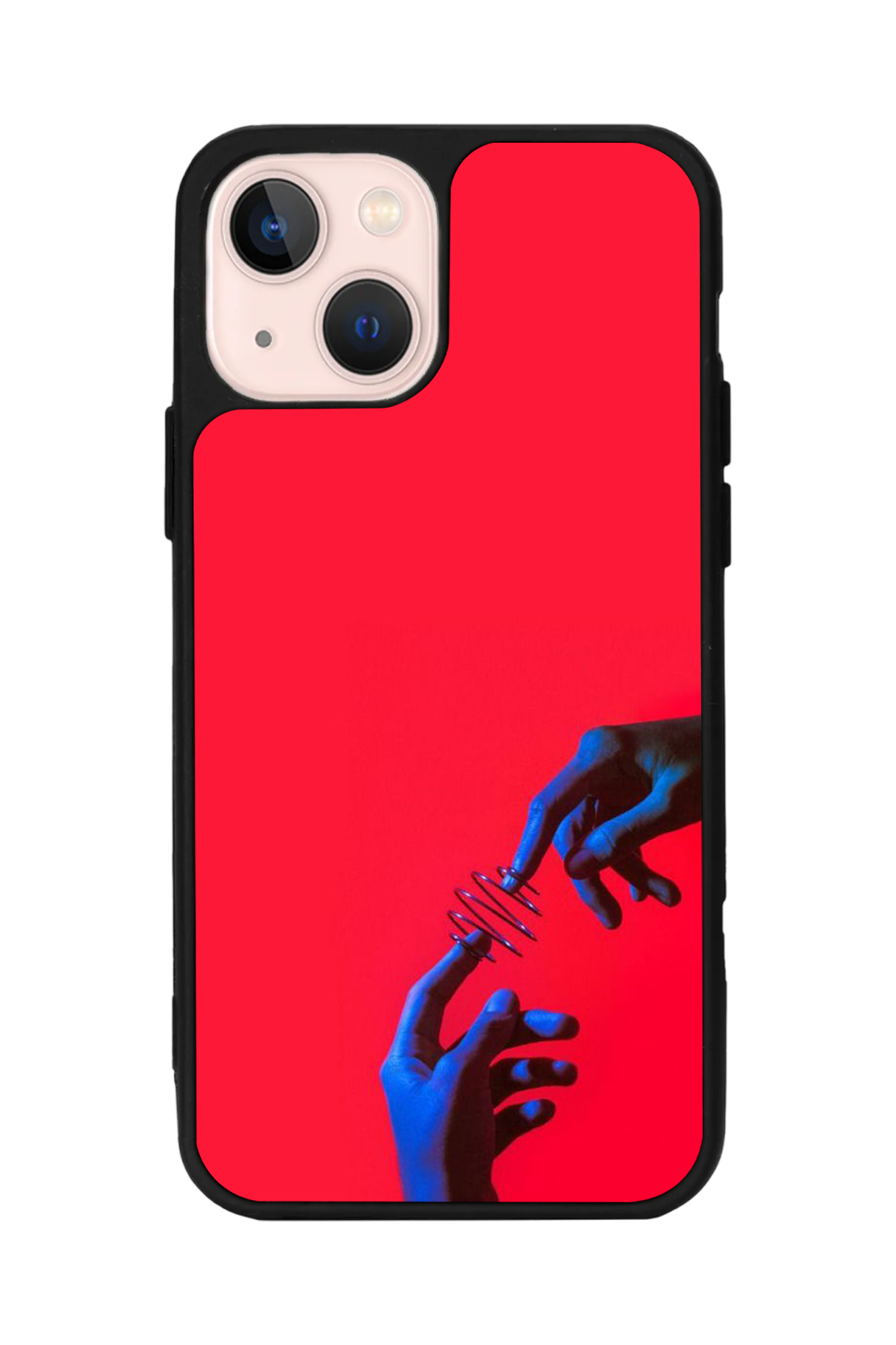 iPhone 15 Uyumlu Kirmizi Tasarımlı Glossy Premium Kılıf