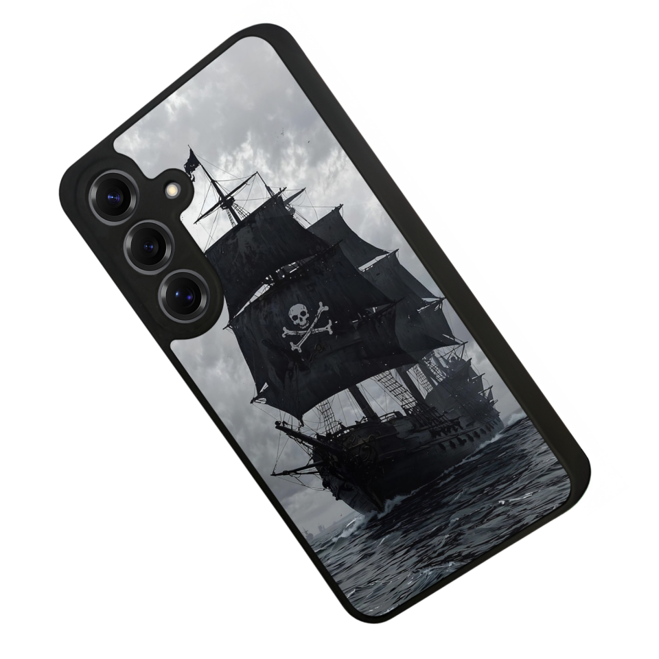 Samsung Galaxy S25 Uyumlu Korsan Tasarımlı Glossy Premium Kılıf