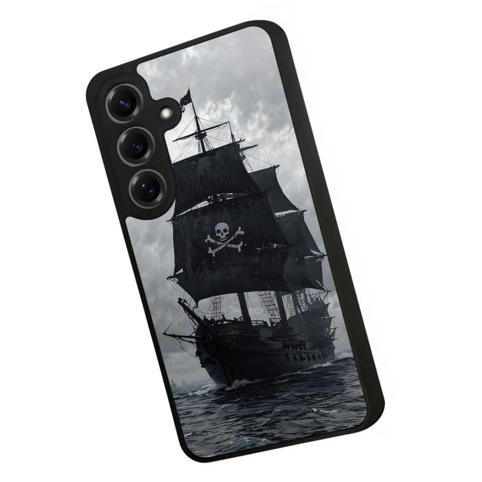 Samsung Galaxy S25 Uyumlu Korsan Tasarımlı Glossy Premium Kılıf