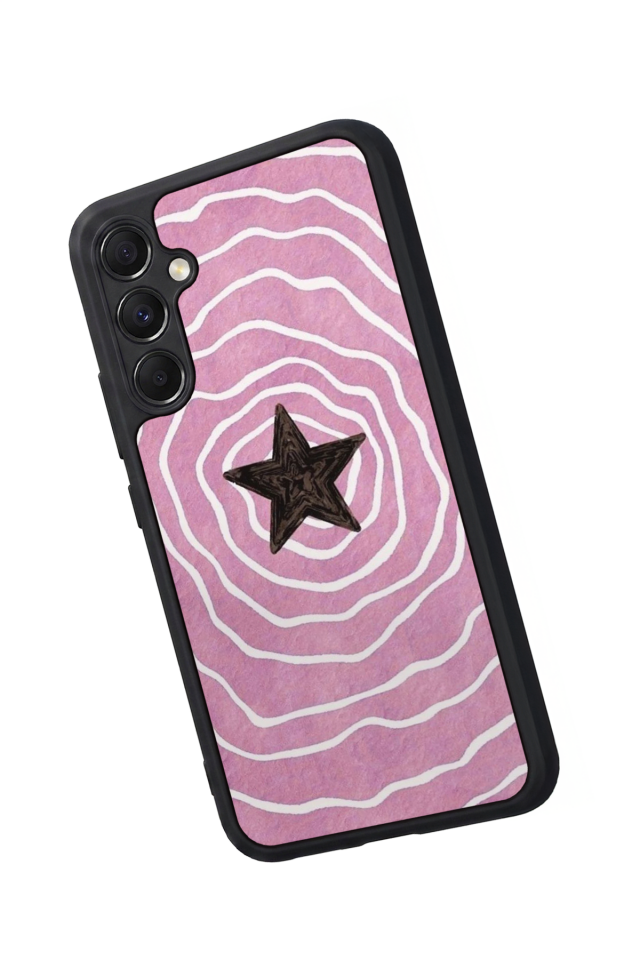 Samsung Galaxy A34 Uyumlu Retro Yildizlar Tasarımlı Glossy Premium Kılıf