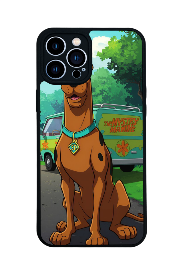 iPhone 12 Pro Max Uyumlu Scooby Doo Tasarımlı Glossy Premium Kılıf