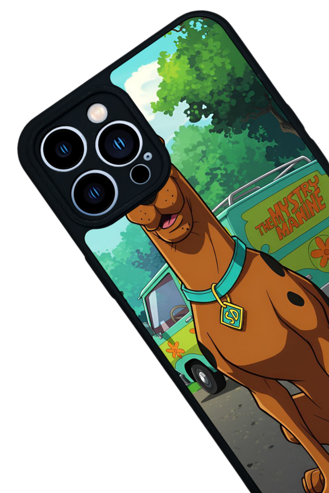iPhone 12 Pro Max Uyumlu Scooby Doo Tasarımlı Glossy Premium Kılıf