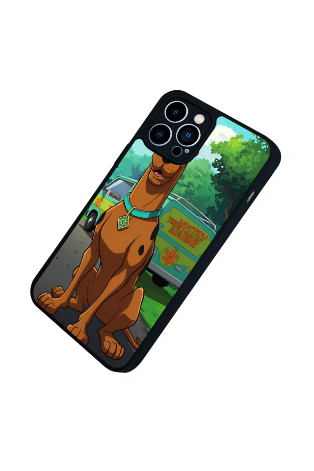 iPhone 12 Pro Max Uyumlu Scooby Doo Tasarımlı Glossy Premium Kılıf