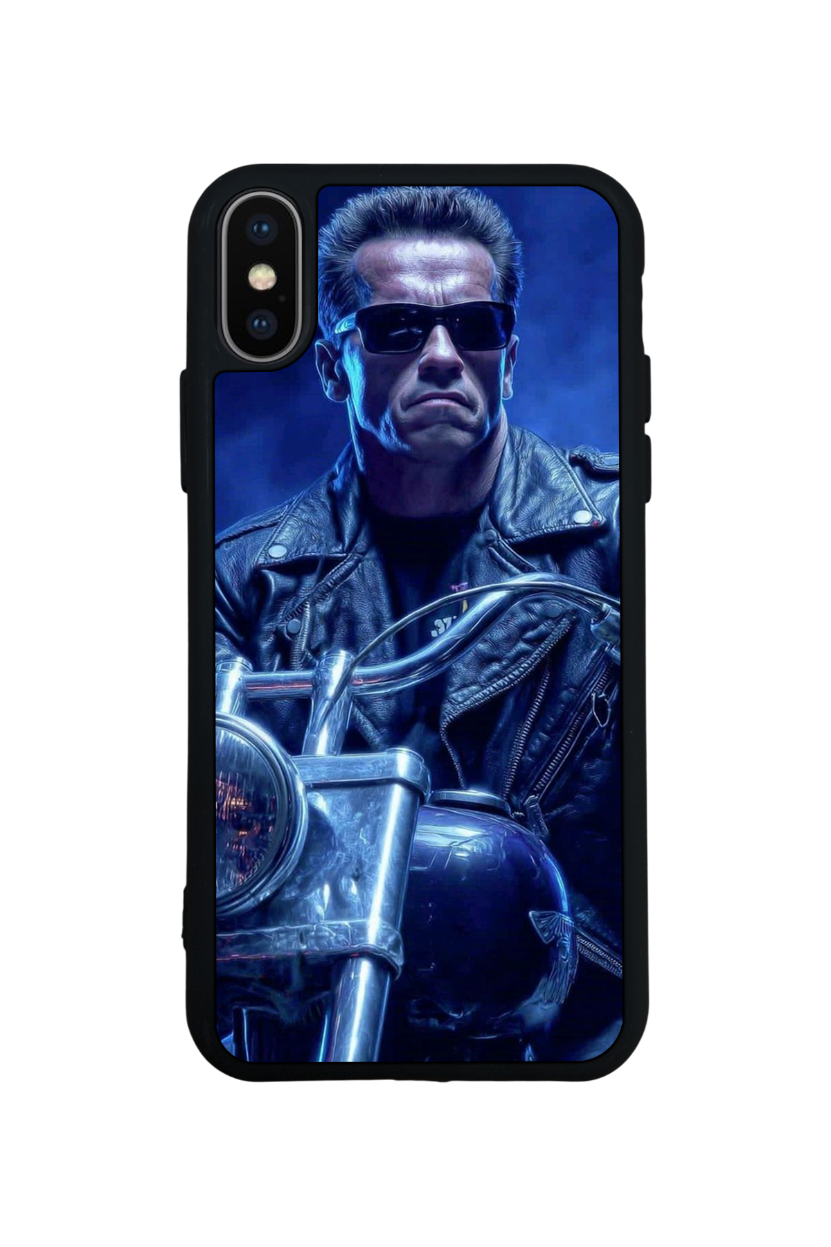 iPhone X/ XS Uyumlu Terminator Tasarımlı Glossy Premium Kılıf
