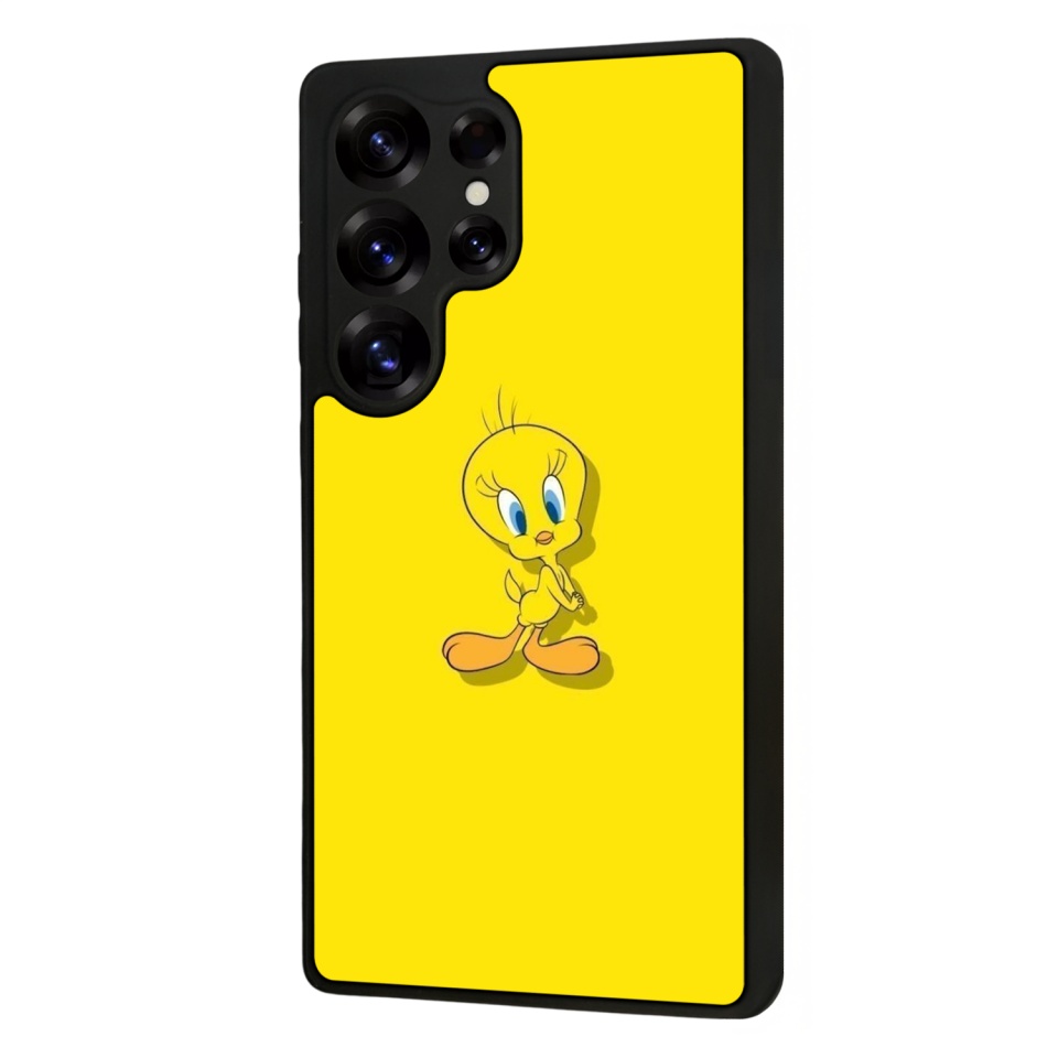 Samsung Galaxy S25 Ultra Uyumlu Tweety Tasarımlı Glossy Premium Kılıf