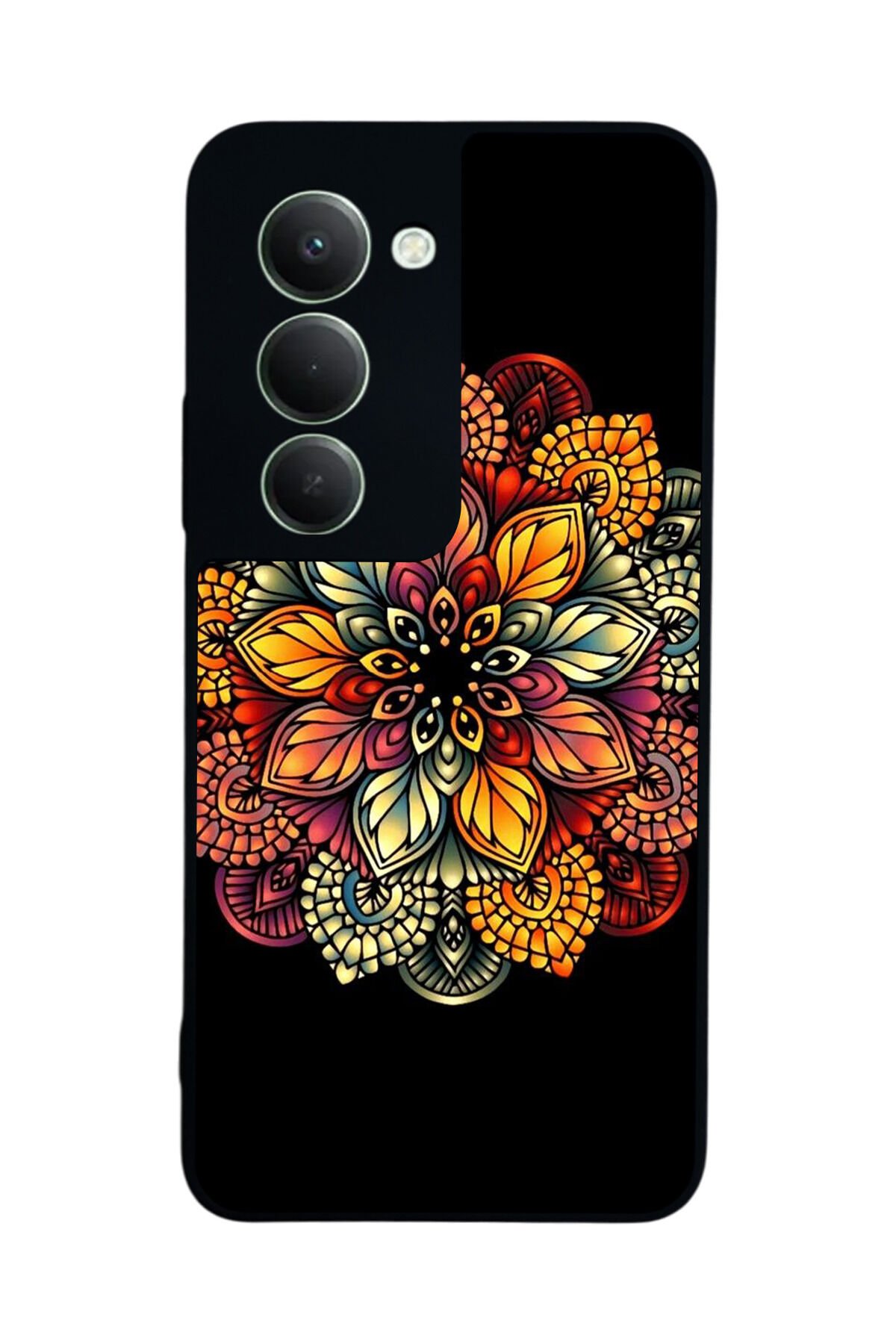 Xiaomi Redmi 15 5G Uyumlu Mandala Tasarımlı Glossy Premium Kılıf