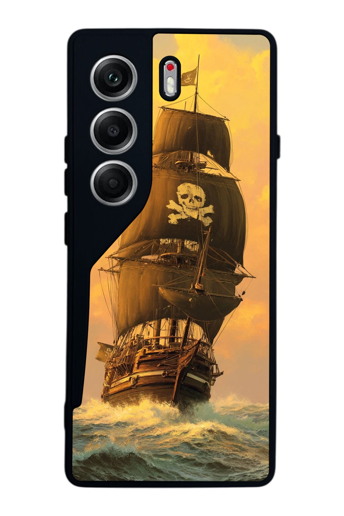 Tecno Camon 40 Uyumlu Korsan Tasarımlı Glossy Premium Kılıf