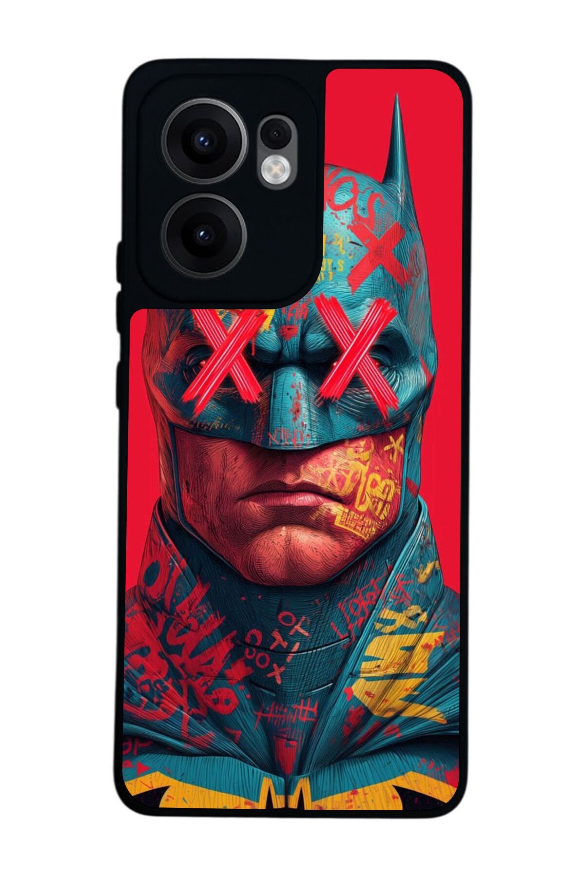 Oppo Reno 13F Uyumlu Batman Tasarımlı Glossy Premium Kılıf