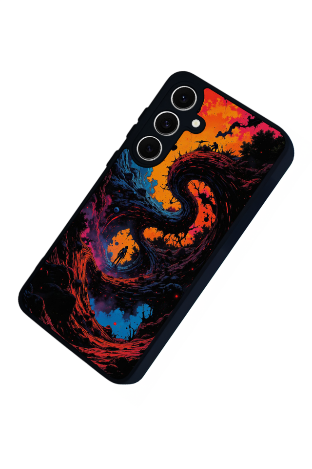 Samsung Galaxy A16 Uyumlu Abstract Tasarımlı Glossy Premium Kılıf