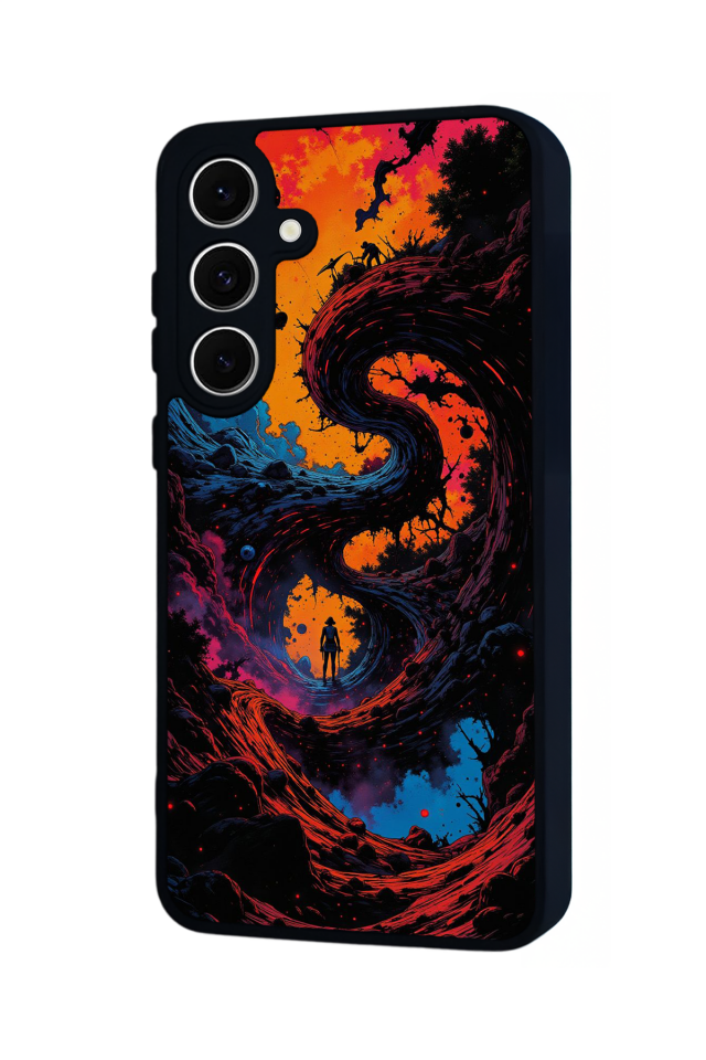 Samsung Galaxy A16 Uyumlu Abstract Tasarımlı Glossy Premium Kılıf