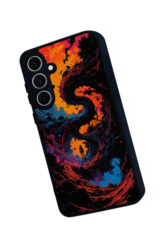Samsung Galaxy A16 Uyumlu Abstract Tasarımlı Glossy Premium Kılıf