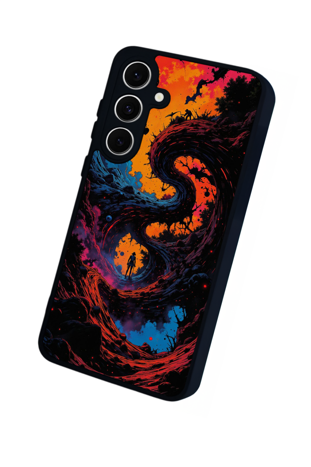Samsung Galaxy A16 Uyumlu Abstract Tasarımlı Glossy Premium Kılıf