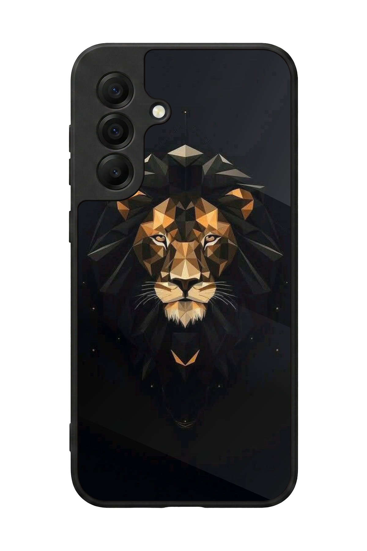 Samsung Galaxy A17 Uyumlu Aslan Tasarımlı Glossy Premium Kılıf