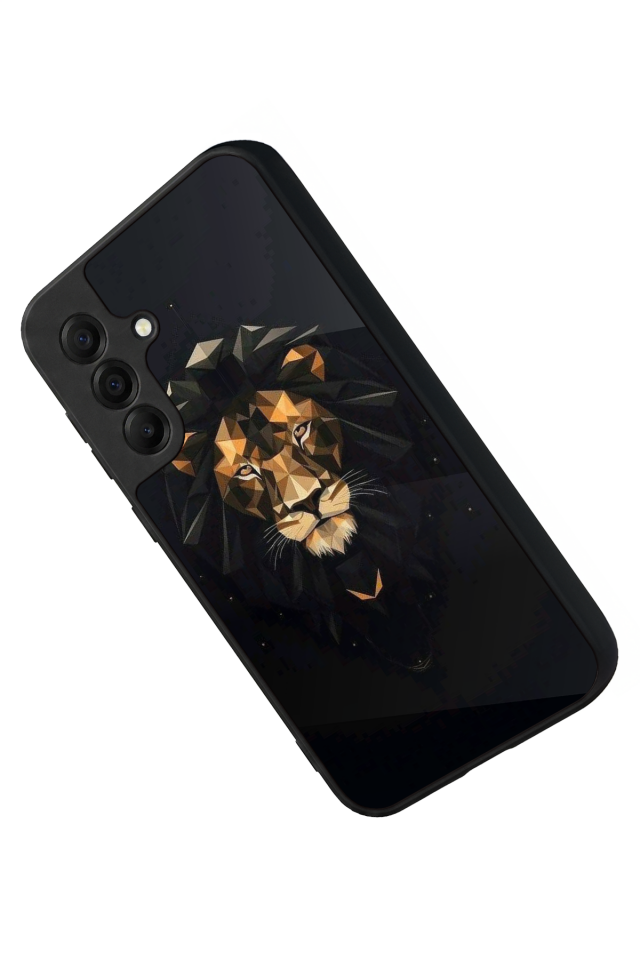 Samsung Galaxy A17 Uyumlu Aslan Tasarımlı Glossy Premium Kılıf