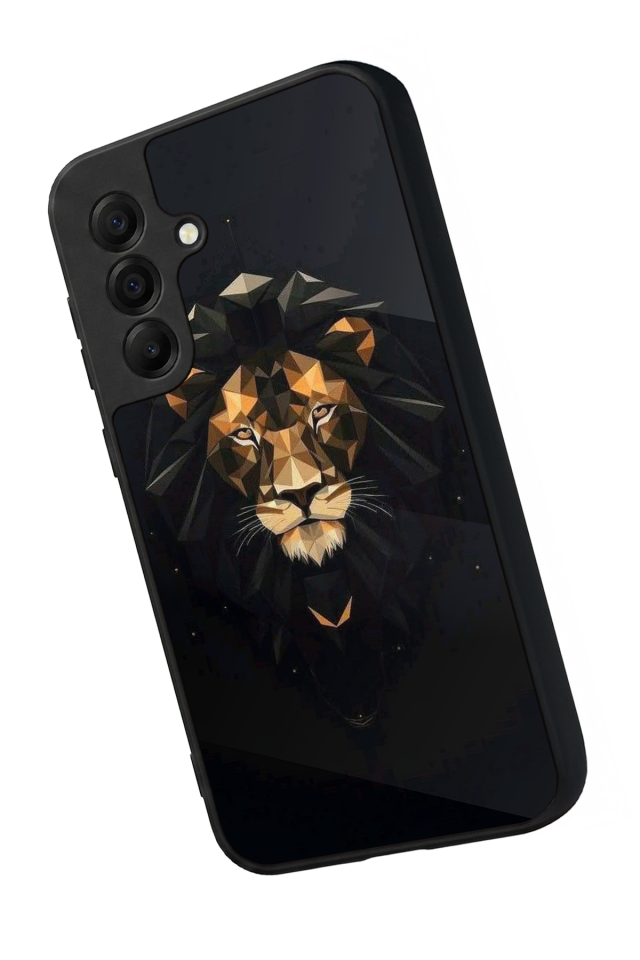 Samsung Galaxy A17 Uyumlu Aslan Tasarımlı Glossy Premium Kılıf