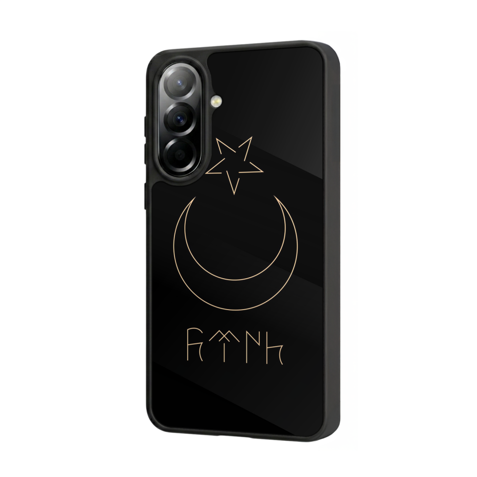 Samsung Galaxy A57 Uyumlu Bozkurt Tasarımlı Glossy Premium Kılıf