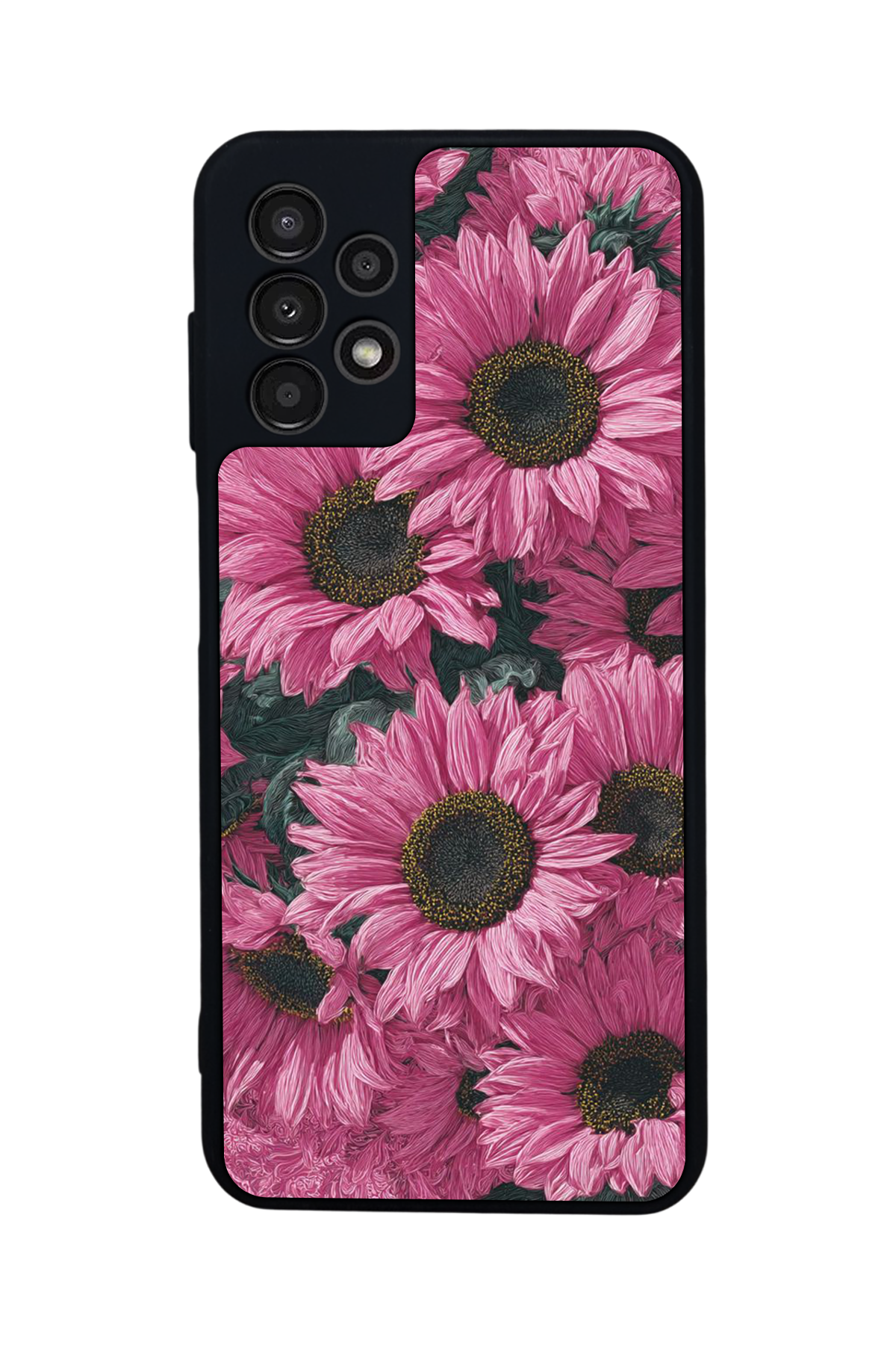 Samsung Galaxy A23 Uyumlu Cicek Tasarımlı Glossy Premium Kılıf