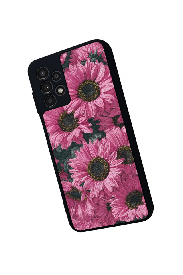Samsung Galaxy A23 Uyumlu Cicek Tasarımlı Glossy Premium Kılıf