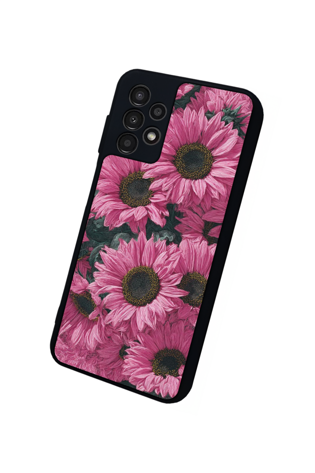Samsung Galaxy A23 Uyumlu Cicek Tasarımlı Glossy Premium Kılıf