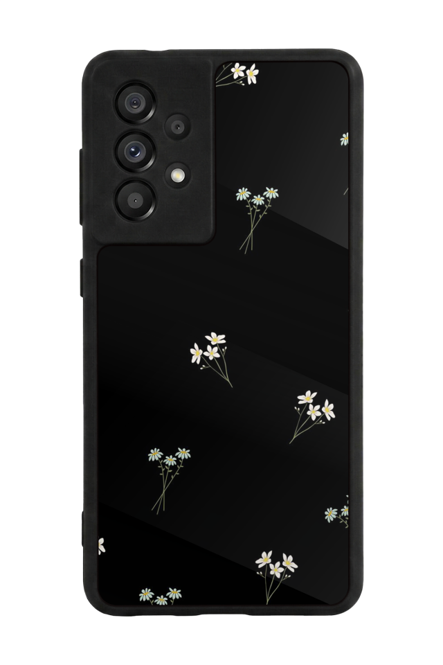 Samsung Galaxy A73 Uyumlu Cicek Tasarımlı Glossy Premium Kılıf