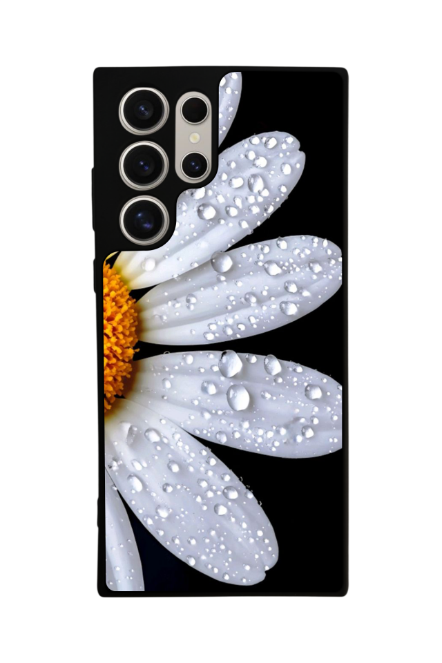 Samsung Galaxy S24 Ultra Uyumlu Cicek Tasarımlı Glossy Premium Kılıf