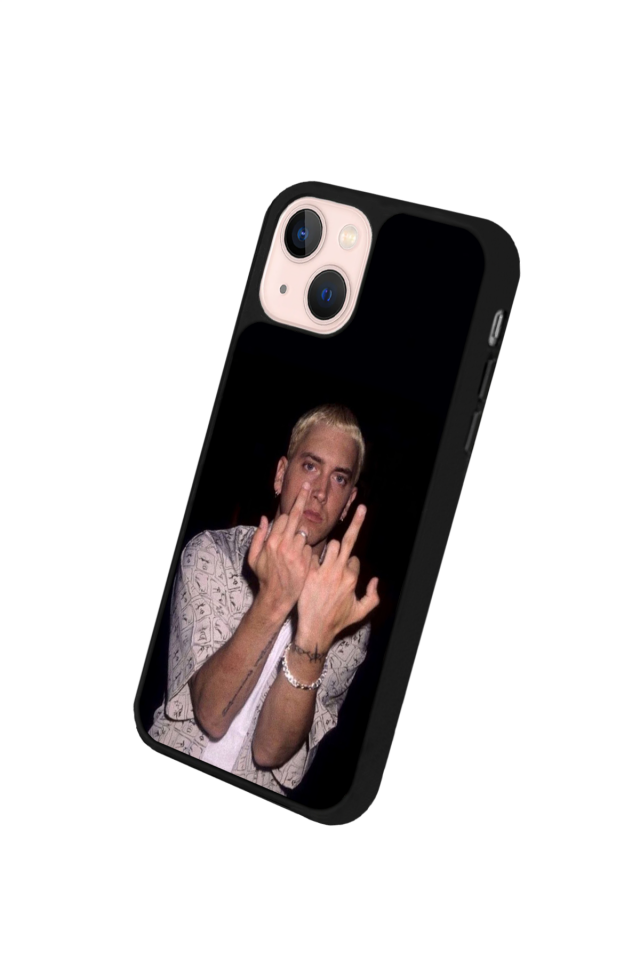iPhone 15 Plus Uyumlu Eminem Tasarımlı Glossy Premium Kılıf