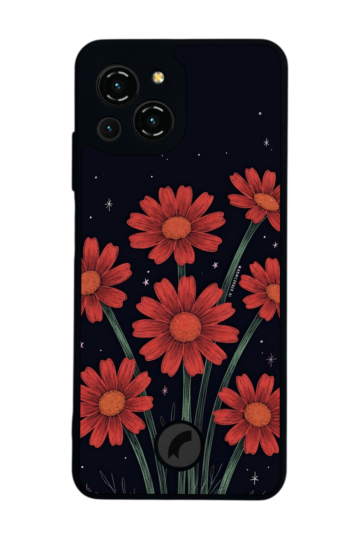 Reeder S23 Pro Max Uyumlu Floral Tasarımlı Glossy Premium Kılıf