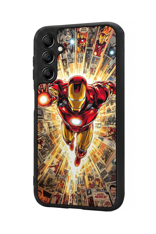Samsung Galaxy A14 Uyumlu Iron Man ( Demir Adam ) Tasarımlı Glossy Premium Kılıf