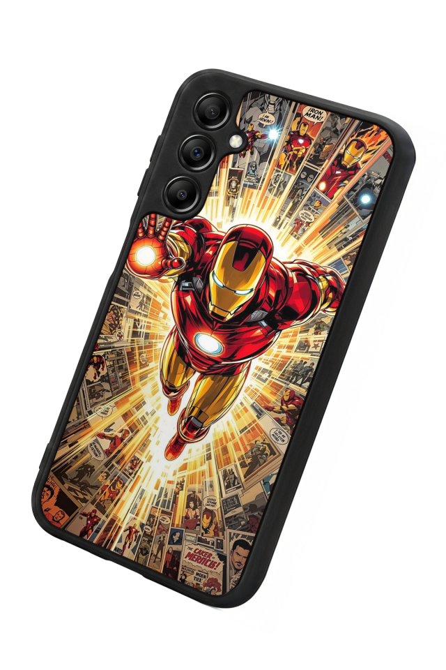 Samsung Galaxy A14 Uyumlu Iron Man ( Demir Adam ) Tasarımlı Glossy Premium Kılıf