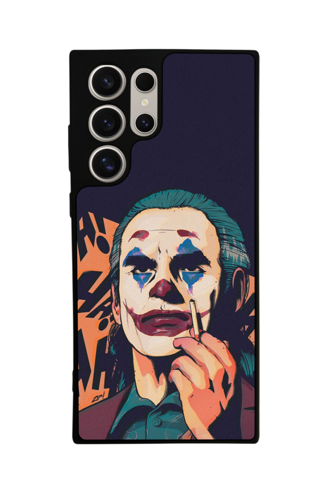 Samsung Galaxy S22 Ultra Uyumlu Joker Tasarımlı Glossy Premium Kılıf