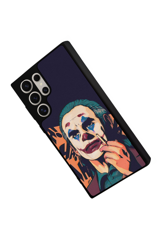 Samsung Galaxy S22 Ultra Uyumlu Joker Tasarımlı Glossy Premium Kılıf