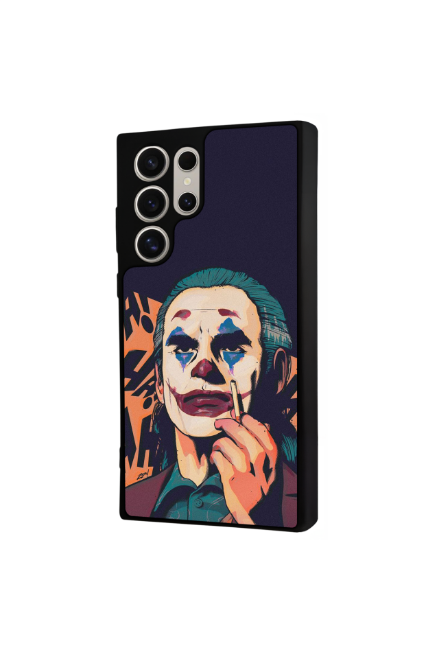 Samsung Galaxy S22 Ultra Uyumlu Joker Tasarımlı Glossy Premium Kılıf