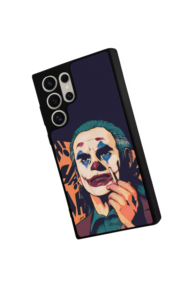 Samsung Galaxy S22 Ultra Uyumlu Joker Tasarımlı Glossy Premium Kılıf