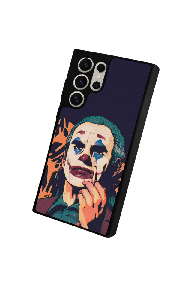 Samsung Galaxy S22 Ultra Uyumlu Joker Tasarımlı Glossy Premium Kılıf