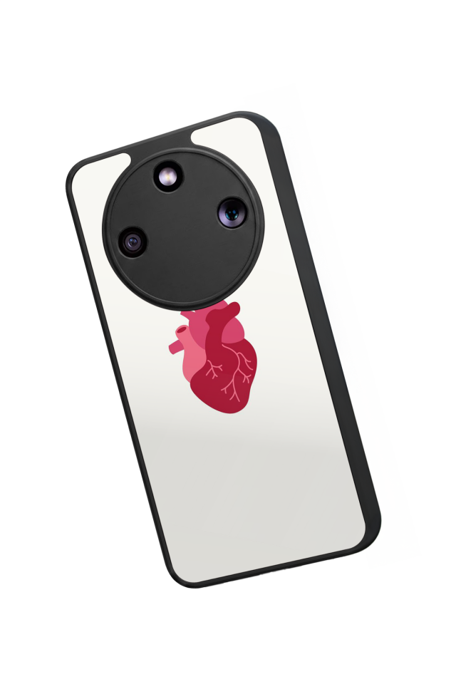 Honor Magic 8 Lite Uyumlu Kalp Love Tasarımlı Glossy Premium Kılıf