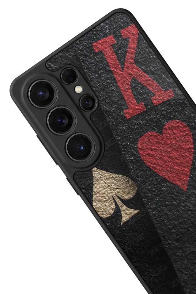 Samsung Galaxy S26 Ultra Uyumlu Kart Tasarımlı Glossy Premium Kılıf