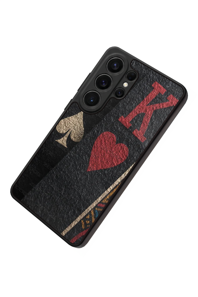Samsung Galaxy S26 Ultra Uyumlu Kart Tasarımlı Glossy Premium Kılıf
