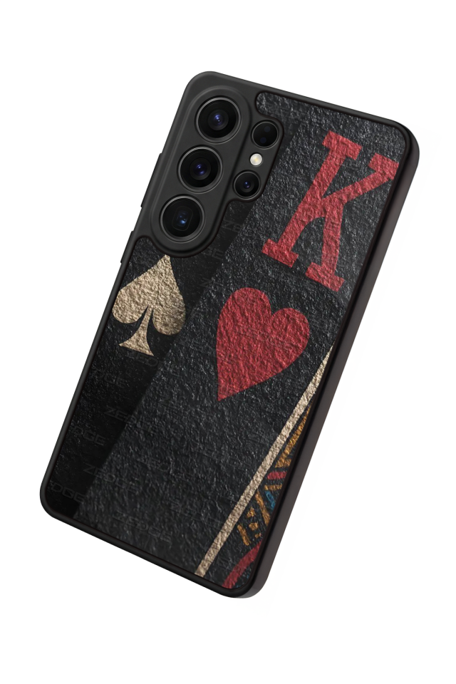Samsung Galaxy S26 Ultra Uyumlu Kart Tasarımlı Glossy Premium Kılıf