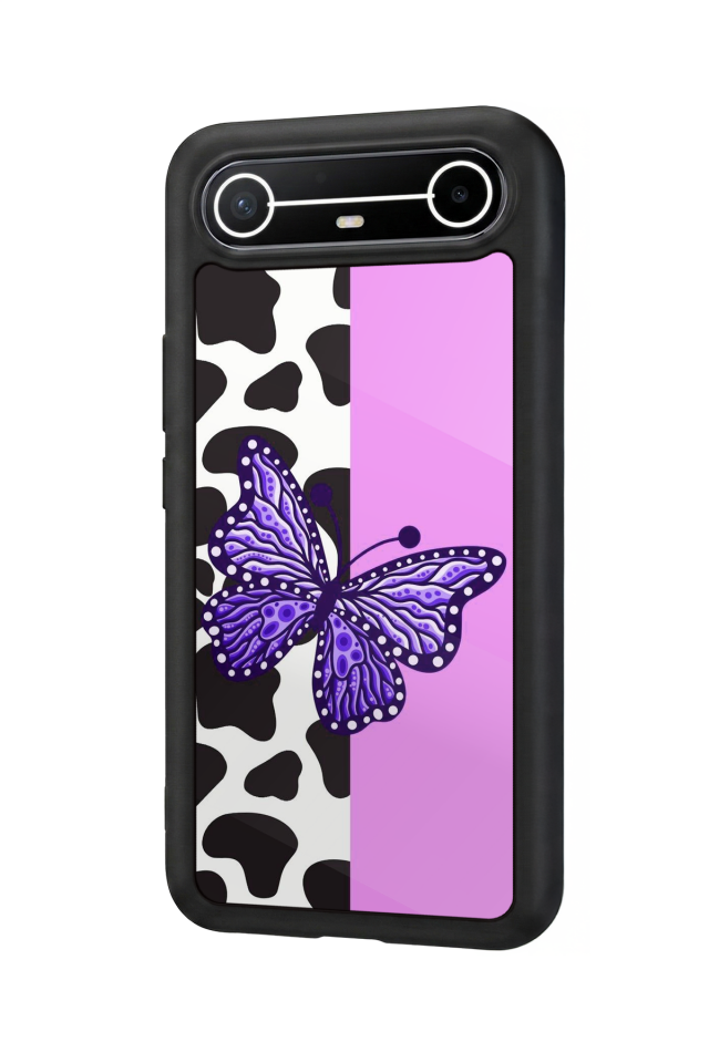 Tecno Spark Slim 5G Uyumlu Kelebek Tasarımlı Glossy Premium Kılıf
