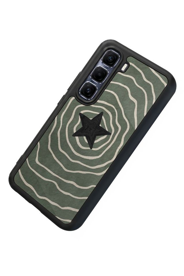 Infinix Hot 60 Pro Plus Uyumlu Retro Yildizlar Tasarımlı Glossy Premium Kılıf