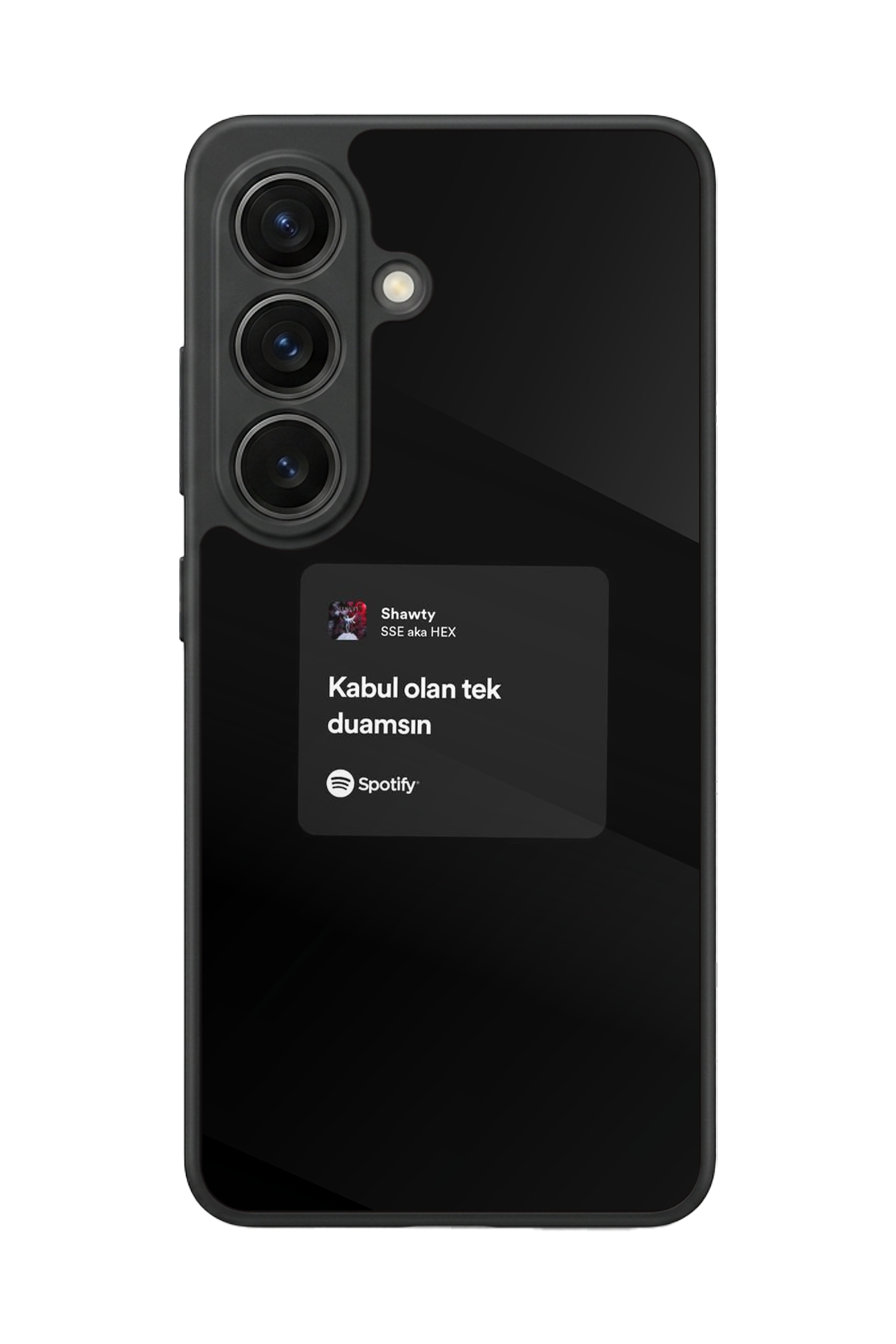 Samsung Galaxy S26 Uyumlu Sarki Sozleri Tasarımlı Glossy Premium Kılıf