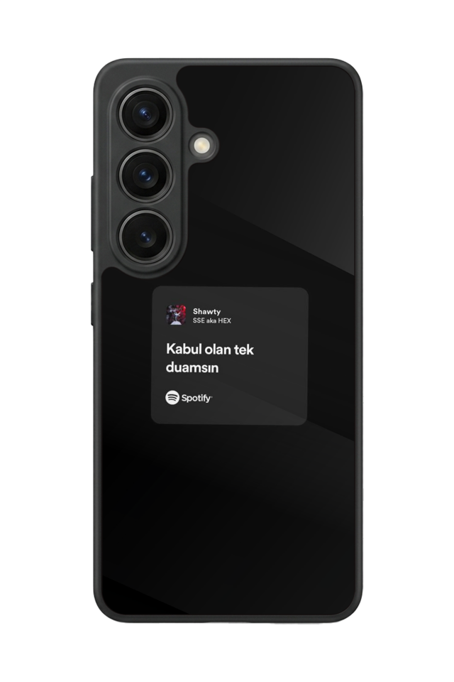 Samsung Galaxy S26 Uyumlu Sarki Sozleri Tasarımlı Glossy Premium Kılıf