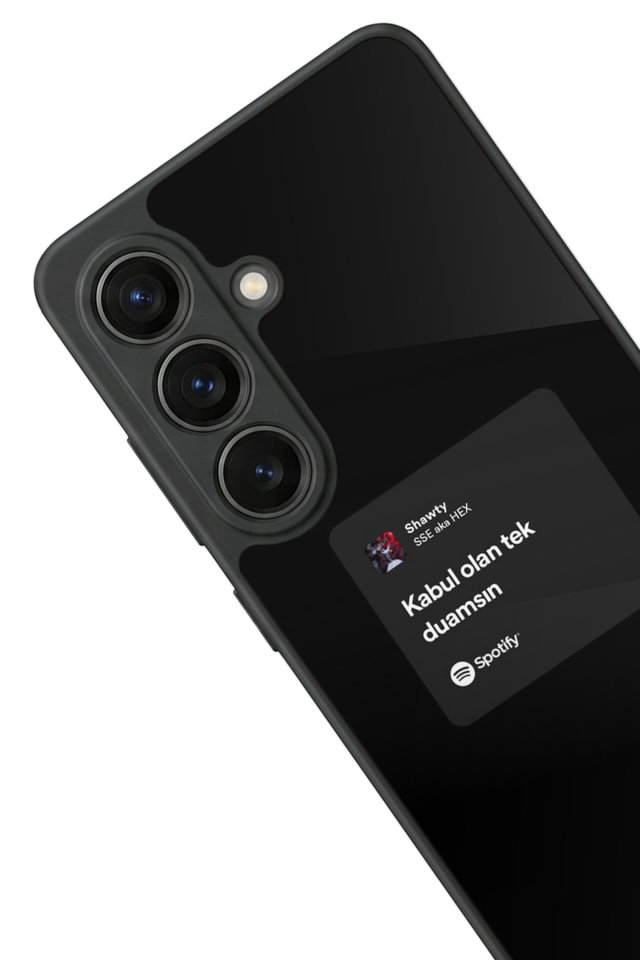 Samsung Galaxy S26 Uyumlu Sarki Sozleri Tasarımlı Glossy Premium Kılıf