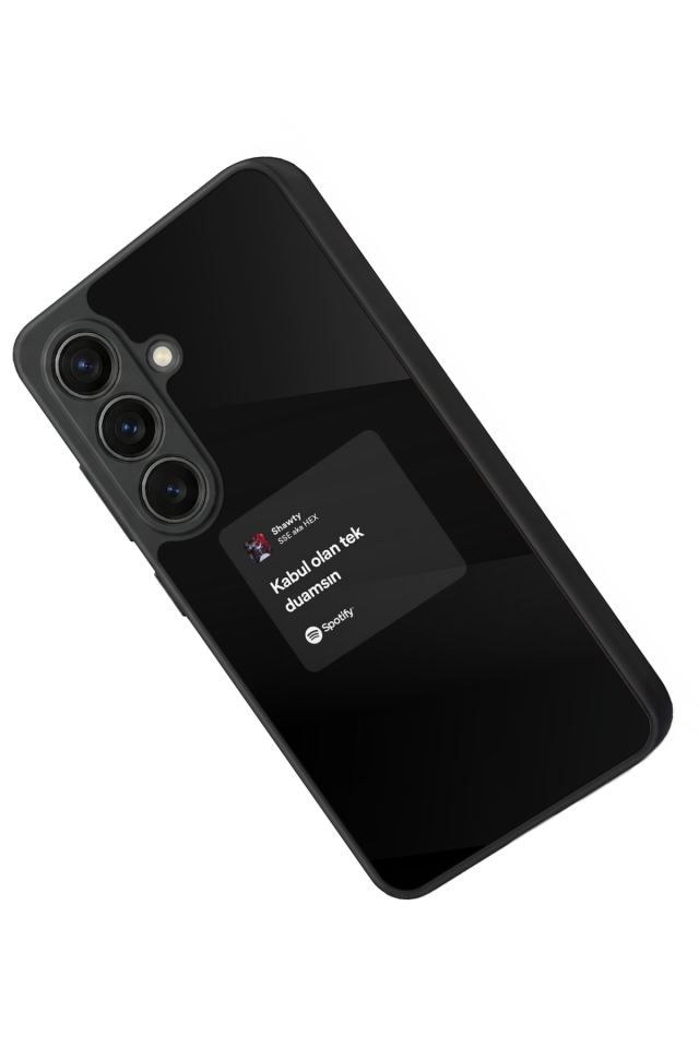 Samsung Galaxy S26 Uyumlu Sarki Sozleri Tasarımlı Glossy Premium Kılıf