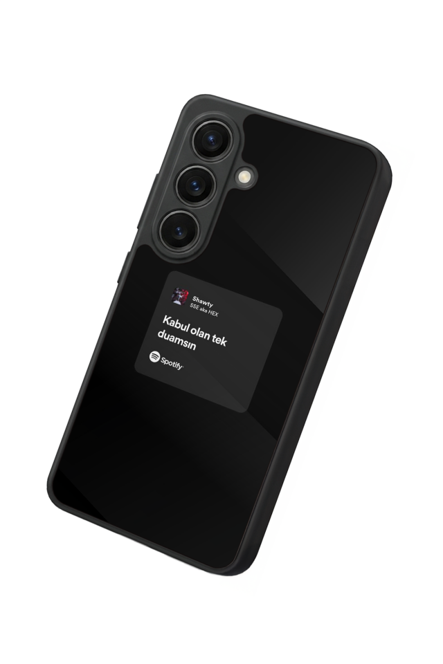 Samsung Galaxy S26 Uyumlu Sarki Sozleri Tasarımlı Glossy Premium Kılıf