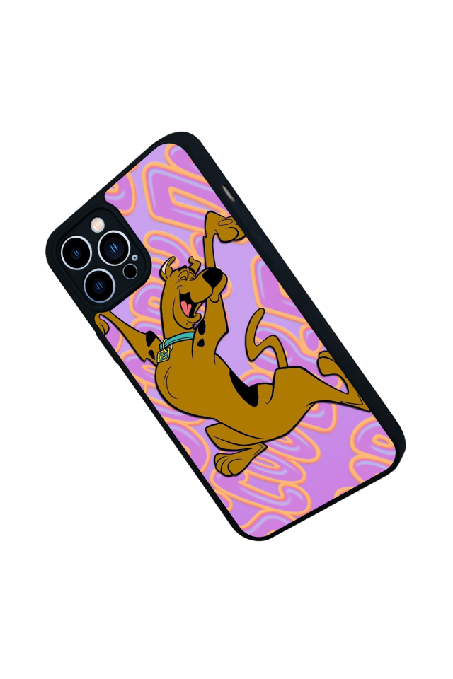 iPhone 12 Pro Max Uyumlu Scooby Doo Tasarımlı Glossy Premium Kılıf