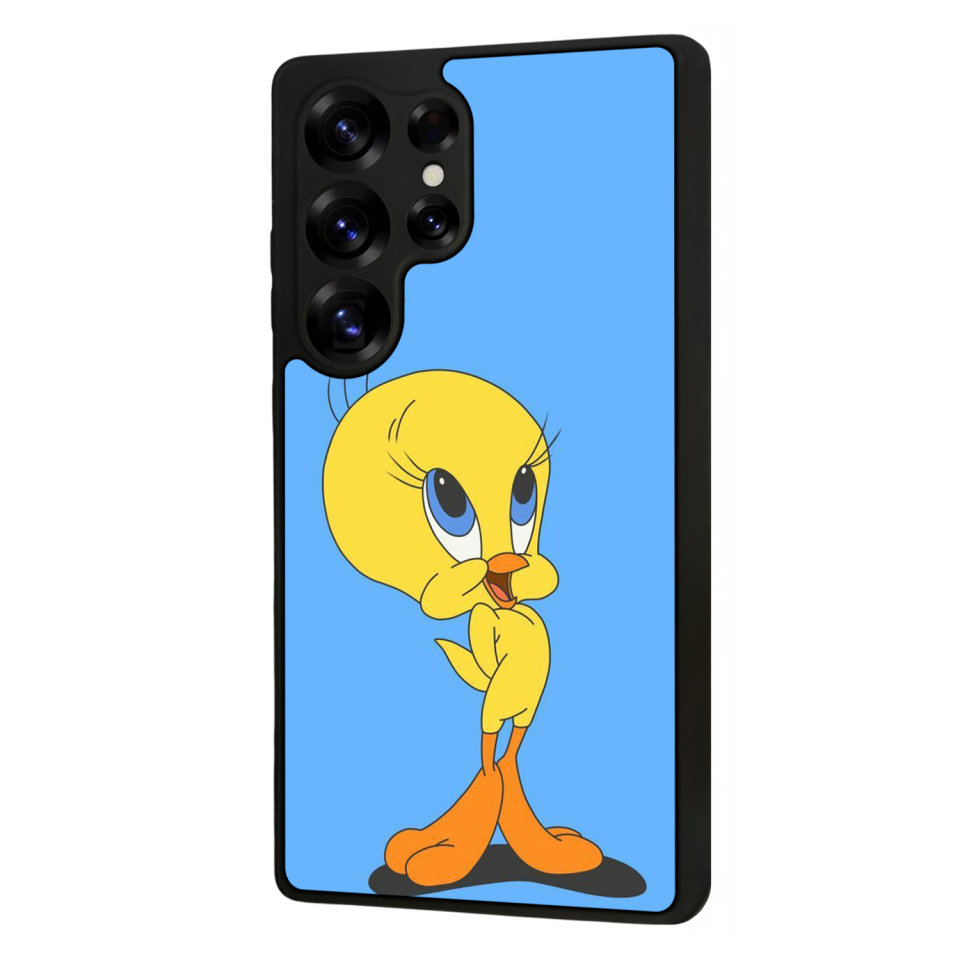 Samsung Galaxy S25 Ultra Uyumlu Tweety Tasarımlı Glossy Premium Kılıf